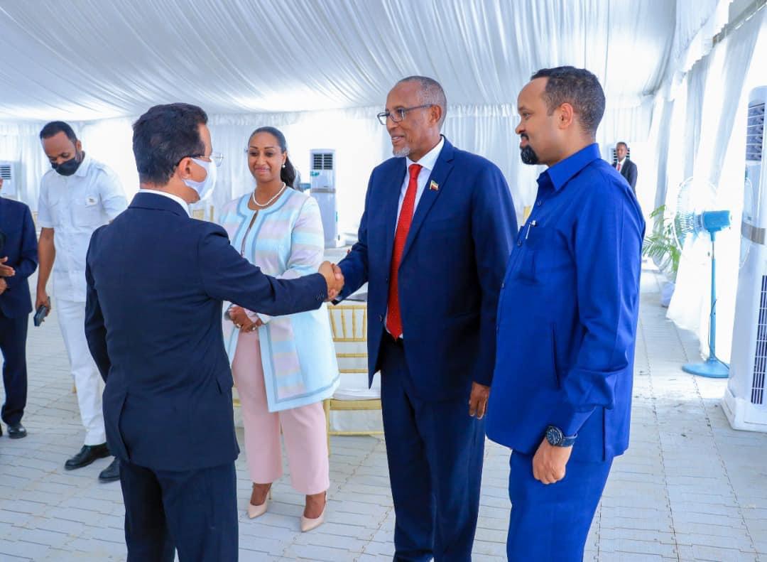 visiting the first phase of expansion & modernization of Berbera port